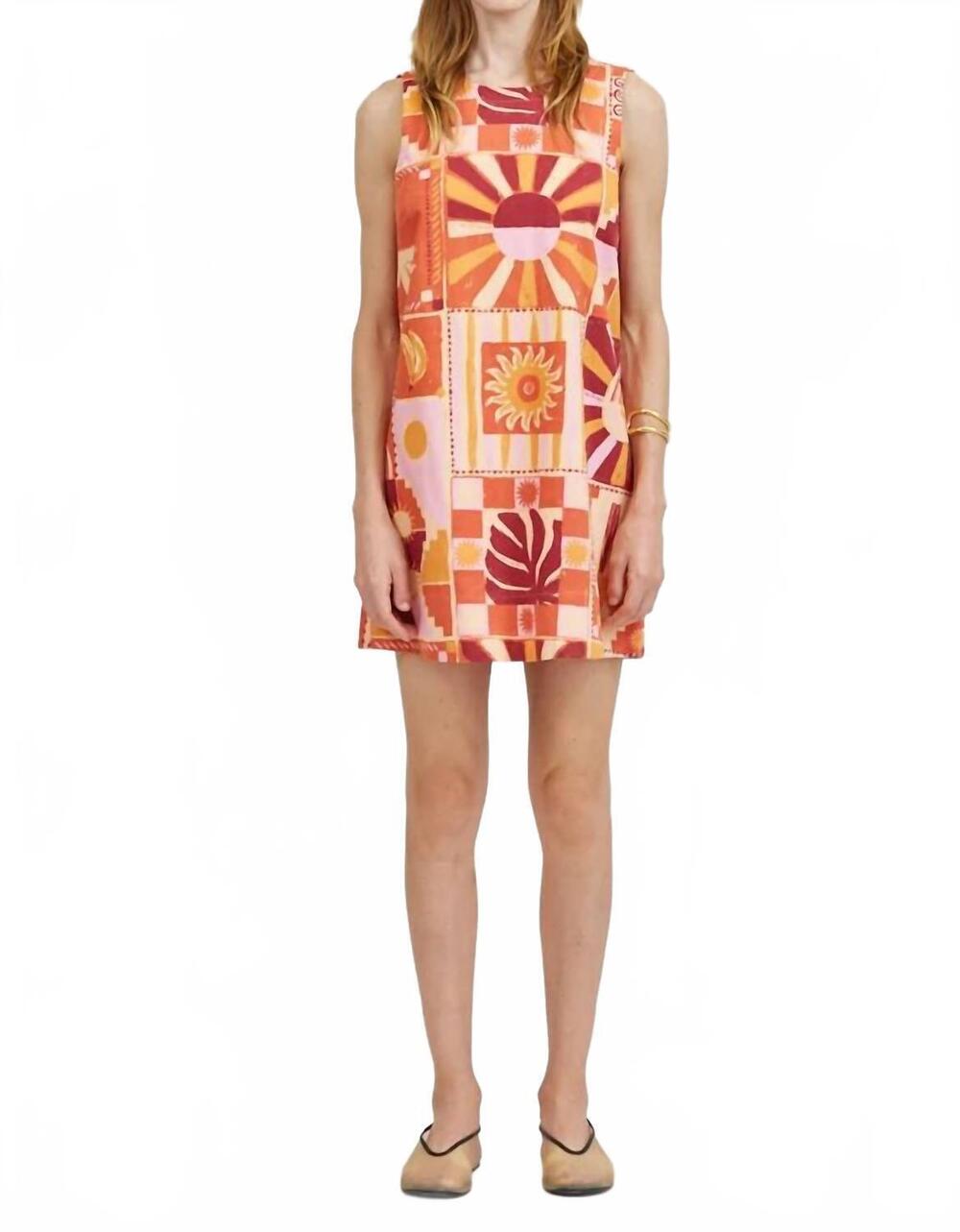 NEW A.REN palmarosa mini dress in palmarosa